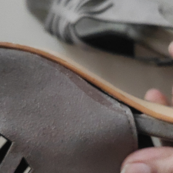 Sale - Sandals heel grey - Picture 7 of 7